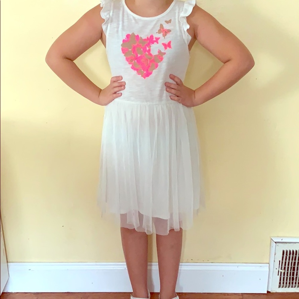 Cream light cotton dress